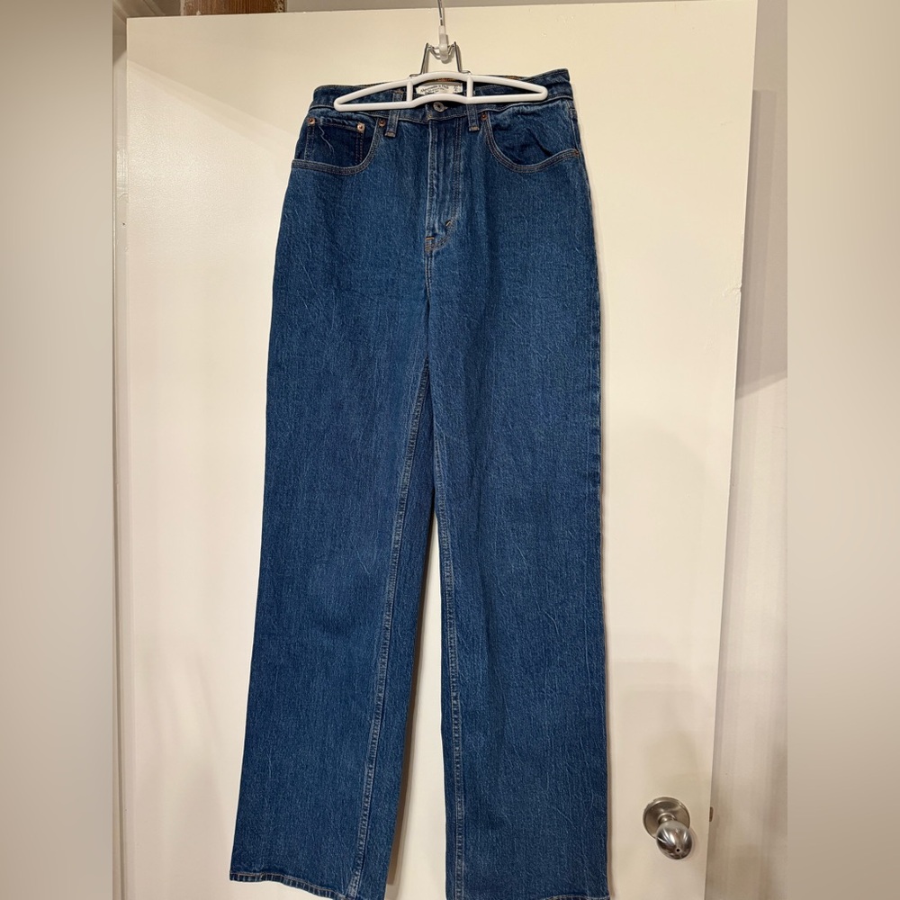 Abercrombie & Fitch Blue High Rise Jeans